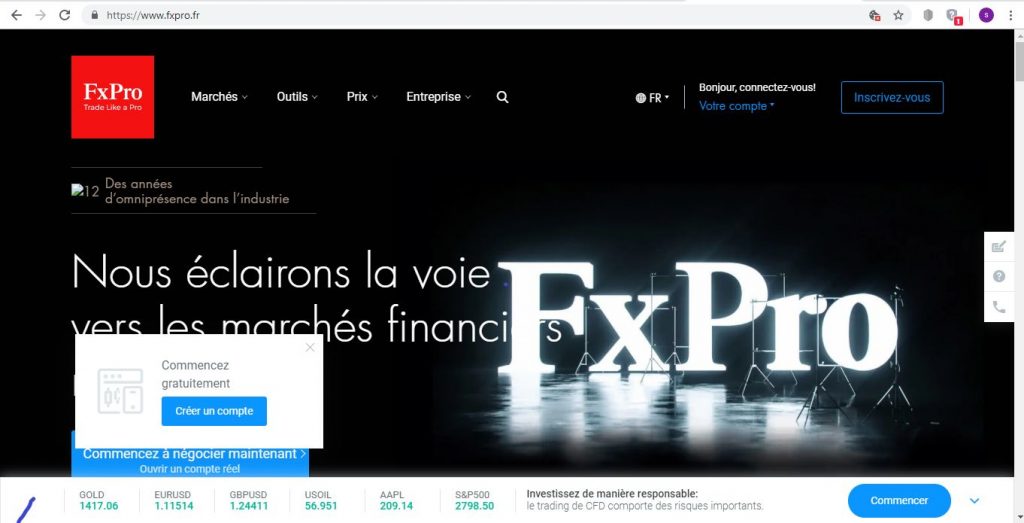 avis sur fxpro