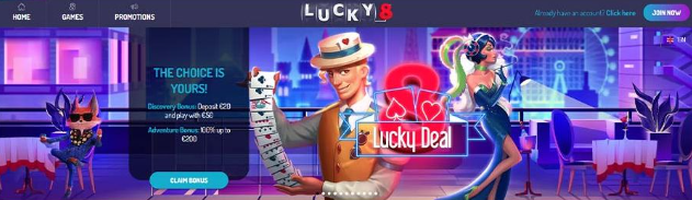 Casino Lucky8 bonus
