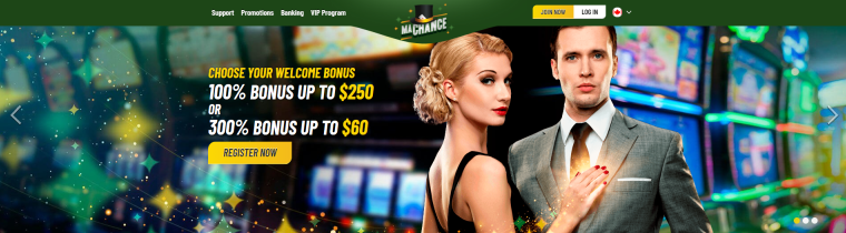 Machance online casino bonus