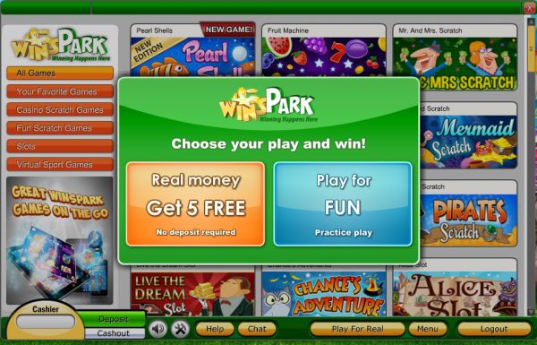 Bonus offerti al Winspark Casino