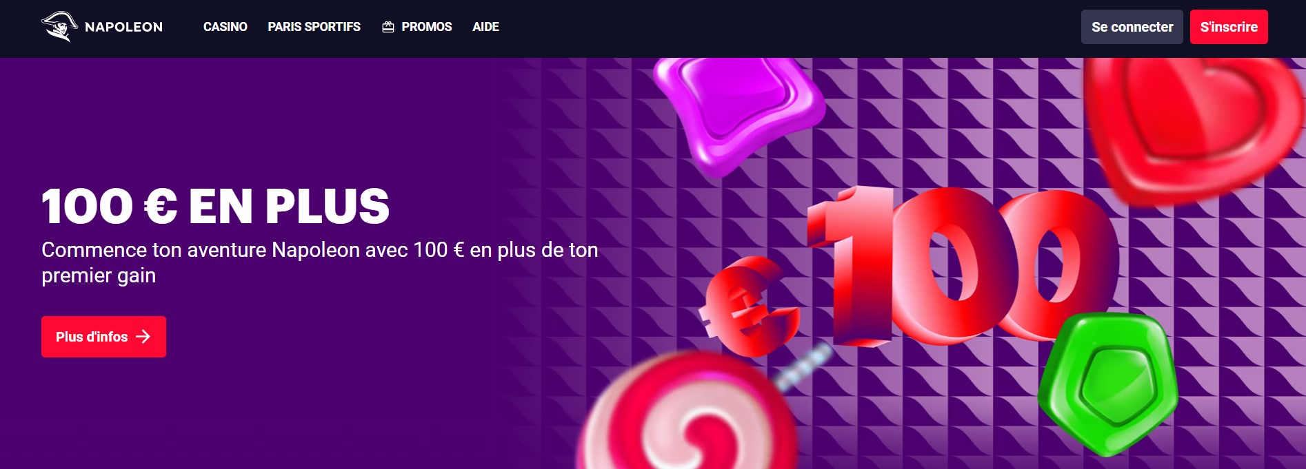 Bonus de Napoleon Casino : détails et conditions