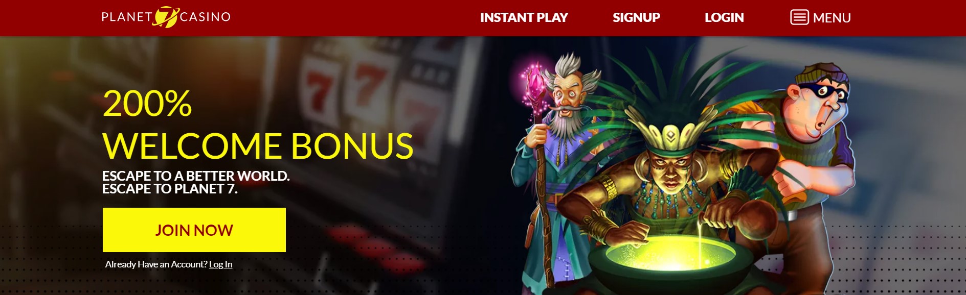 Bonus et promotions au Planet casino 7