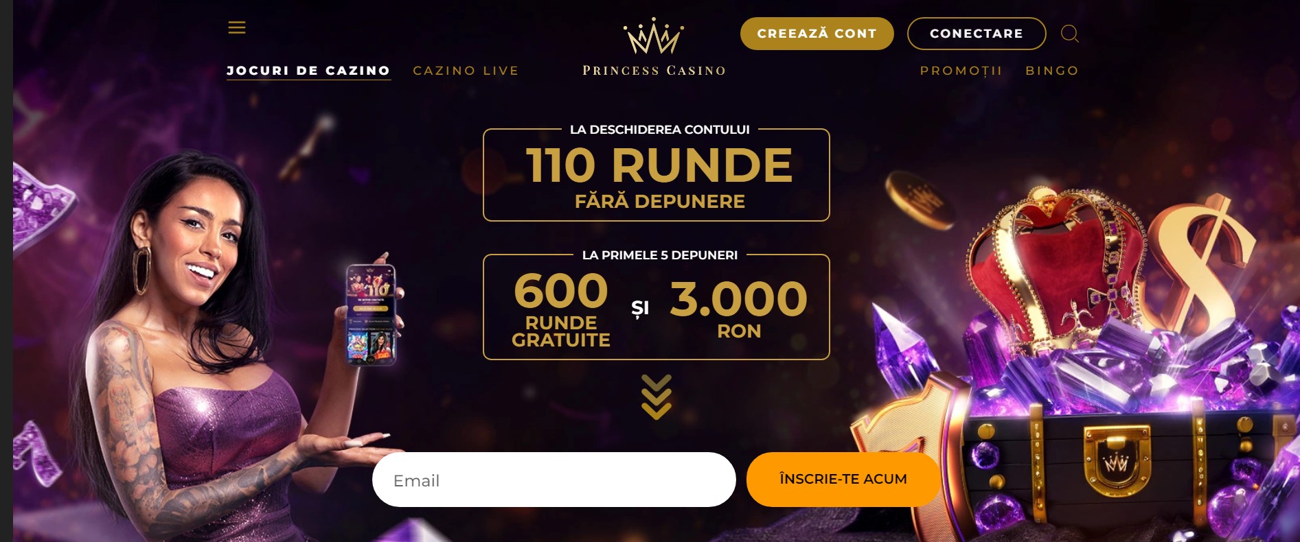 Princess casino : Quali bonus e offerte promozionali
