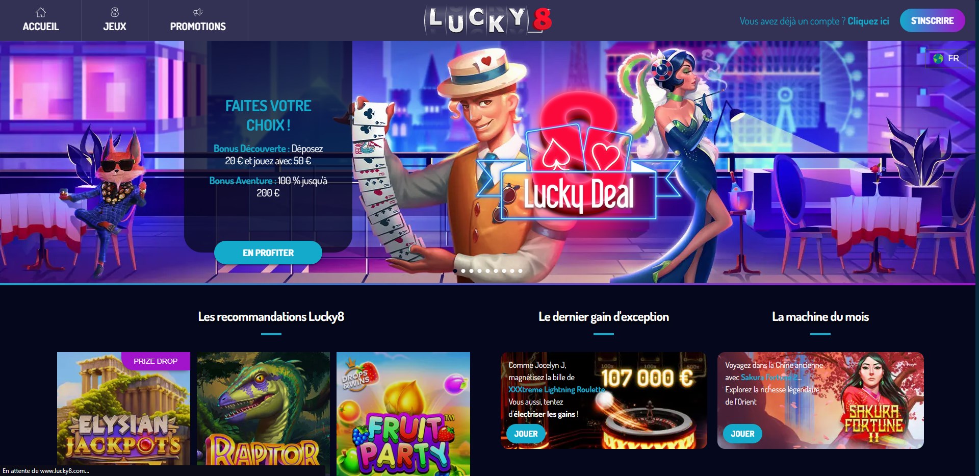 Lucky8 casino : Informazioni di base e aggiornate sui bonus e le promozioni 